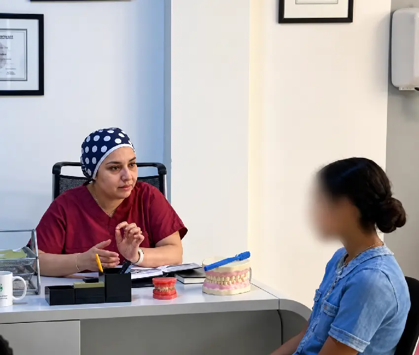 Consultation orthodontique pour adolescent avec le Dr Benahmed à Alger.