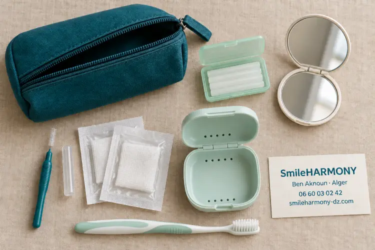 trousse d'hygiène pour les soins d'entretien d'un appareil dentaire
