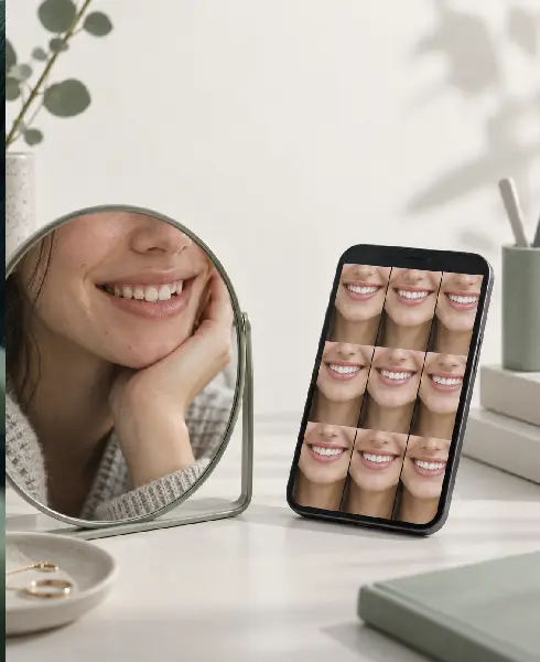 illustration d'une approche standardisée du sourire